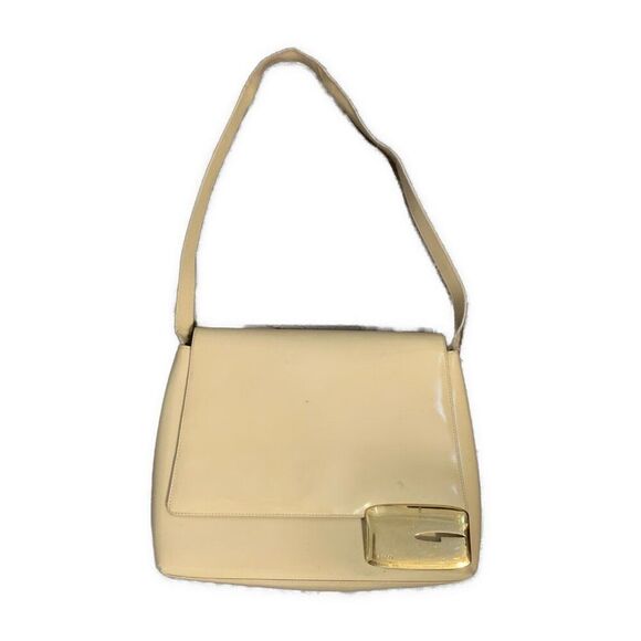 Gucci Authentic Beige Gold Vintage Shoulder Bag Italy - Picture 1 of 11
